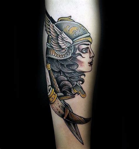 60 Valkyrie Tattoo Designs For Men Norse Mythology Ink Ideas