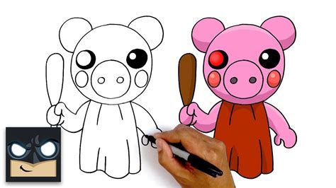 Comment dessiner Roblox Piggy étape par étape