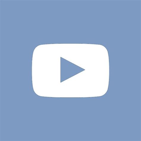Youtube Icon Blue 2 Ios 14 En 2021