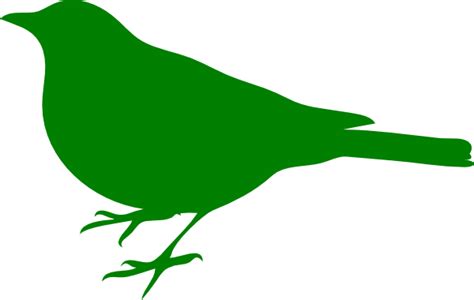Bird Green Clip Art At Vector Clip Art Online