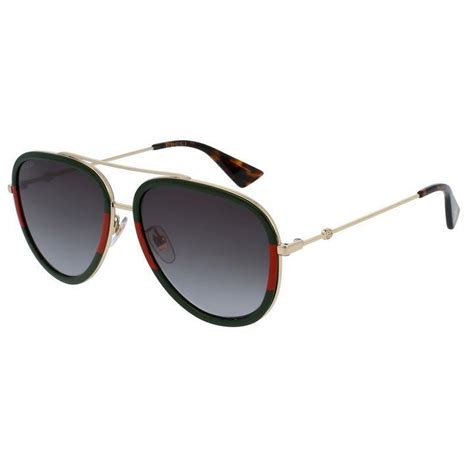 Gucci Gg0062s Bee Detail Aviator Sunglasses In Metallic For Men Lyst