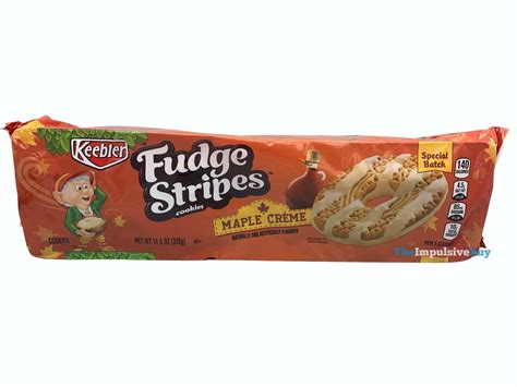 Review Keebler Special Batch Fudge Stripes Maple Creme Cookies The