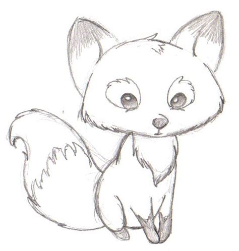 Le Cute Fox By Thefurryfox2 On Deviantart Easy Cartoon Drawings