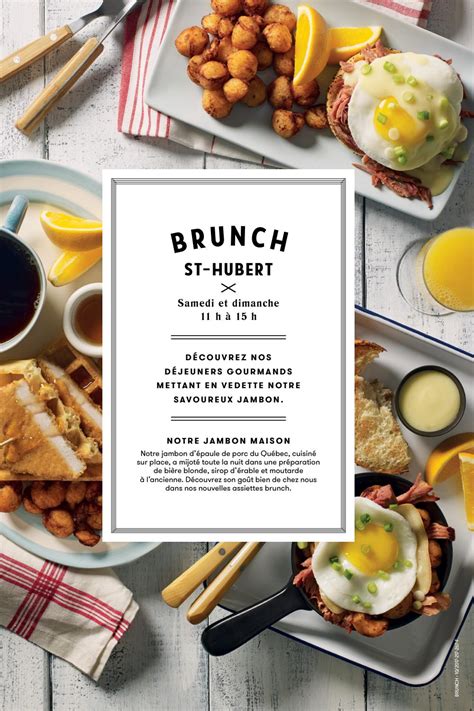 Menu Brunch St Hubert Quebec By Les Rôtisseries St Hubert Ltée Issuu