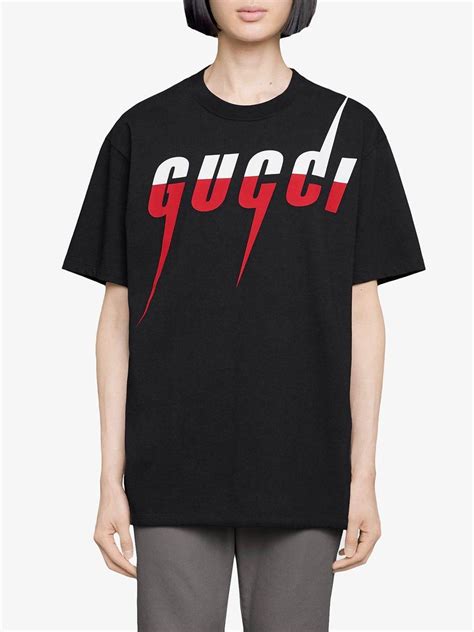 Gucci Black Logo T Shirt For Men Save 34 Lyst
