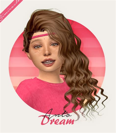 Simiracle Anto Noah Hair Retextured Kids Version Sims 4 Hairs Otosection