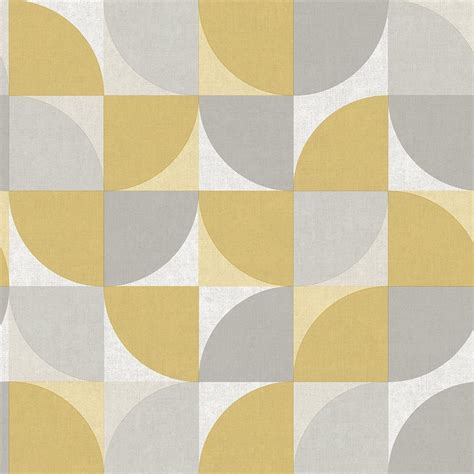 Grey And Yellow Wallpaperyellowpatternbrownbeigedesign 17905