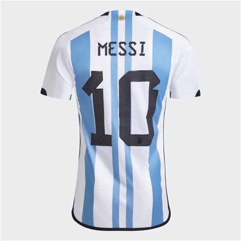 Adidas Camiseta Titular Argentina 22 Messi Blanco Adidas Argentina