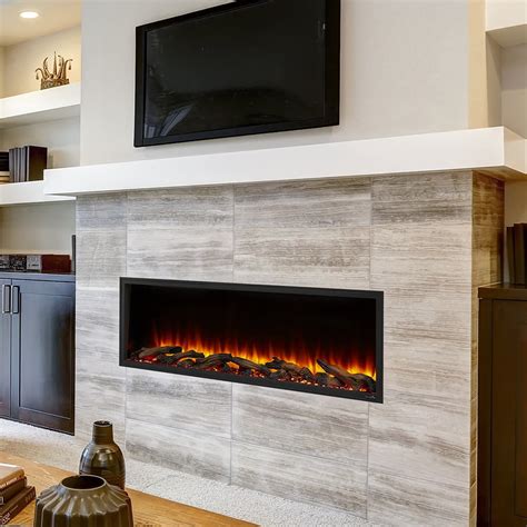 Simplifire Scion 55 In Clean Face Linear Electric Fireplace Sf Sc55