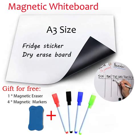 Wholesale Flexible Best Magnets For Whiteboards With Fridge Sticker A3