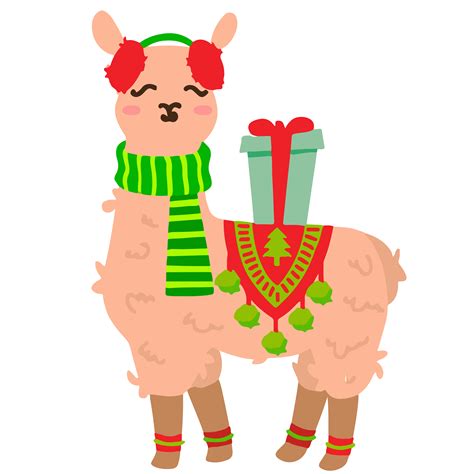 Llama Christmas Svg Christmas Llama Svg Llamas Clipart Ll Inspire