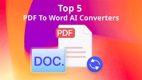 Top Pdf To Word Ai Converters To Try Before 2024 Ends Updf
