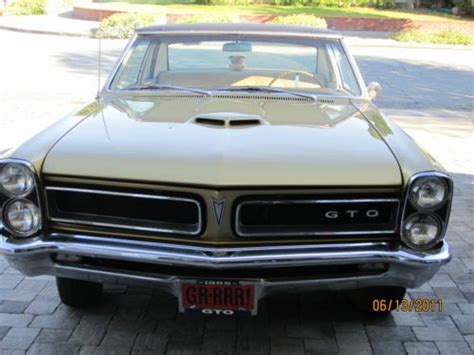 Sell Used Classic 1965 Pontiac Gto Tribute Color Hurst Tiger Gold 326