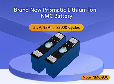 37v 93ah Nmc Rechargeable Lithium Ion Battery Cell Prismatic Catl Battery For Ev Solar Energy