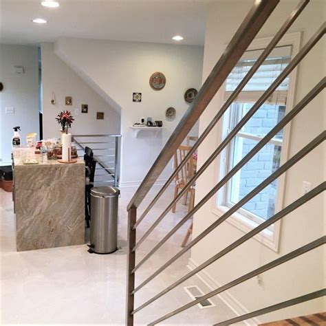 Stainless Horizontal Stair Rails Great Lakes Metal Fabrication