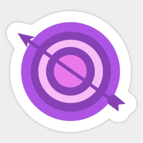 Hawkeye Logo Hawkeye Symbol Sticker Teepublic