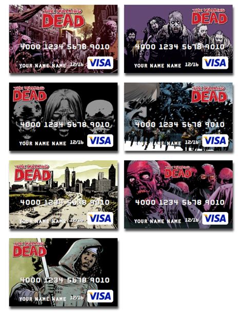 The Walking Dead Prepaid Debit cards | The walking dead, Walking dead comics, The walking dead 3