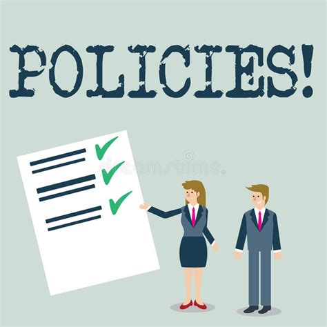 Text Sign Showing Policies Conceptual Photo Business Company Or