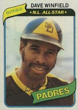 Led by the iconic rickey henderson rookie, one of the decade's top cards, and a clean design, 1980 topps baseball stands out despite its lack of rookie card depth. 1980 Topps Dave Winfield #230 Baseball Card Value Price Guide