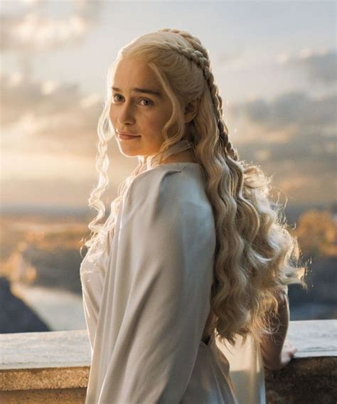 Daenerys Targrayen Khaleesi Braids Blonde Hair Braided Hairstyles For