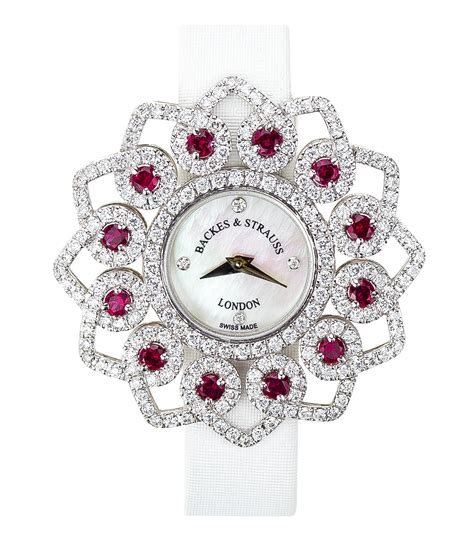 Victoria Brilliant Red Rose — Backes And Strauss Luxury Diamond Watches