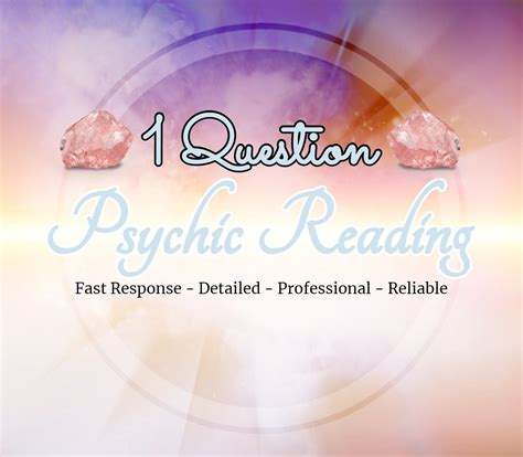 Detailed 1 Question Psychic Reading Reliable Etsy