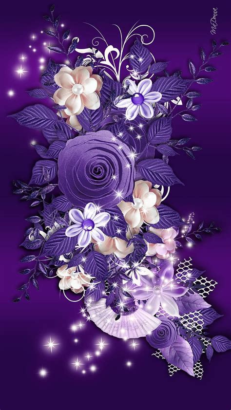 Purple Flower Desktop Wallpaper