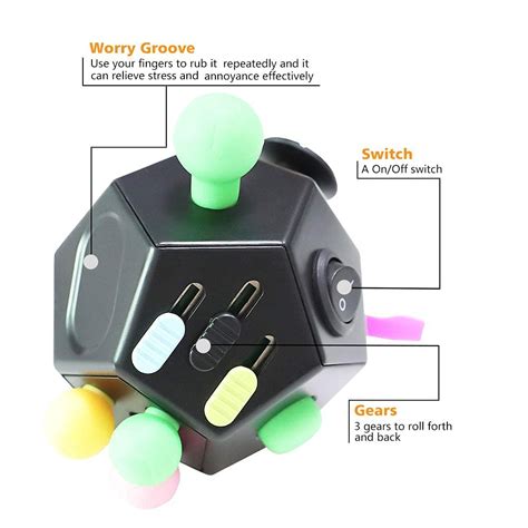 Buy Patpat® 12 Sided Fidget Cube Dodecagon Fidget Toys For Children