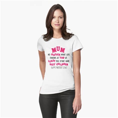 Funny Mothers Day T Shirt Happy Mothers Day T Shirt Tshirt For Mumtshirt For Her Humorous