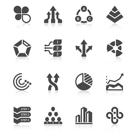 20 Org Chart Icon Silhouettes Stock Illustrations Royalty Free Vector