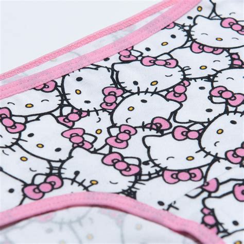 Pack X2 Panties De Niña Blancarosada De Hello Kitty Tienda Online Mic