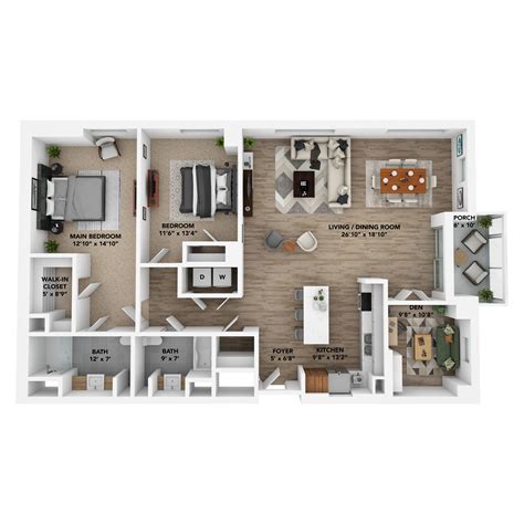 Apartment Floor Plans Brookhaven At Lexington