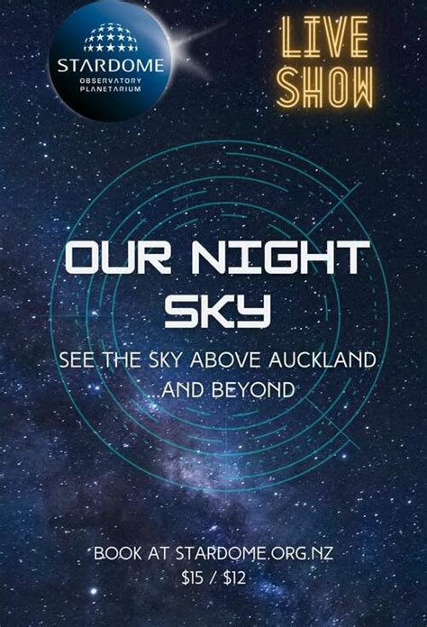 Our Night Sky At Stardome Observatory And Planetarium Movie Times