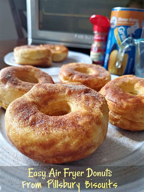 Easy Air Fryer Donuts Using Pillsbury Biscuits Daily Yum