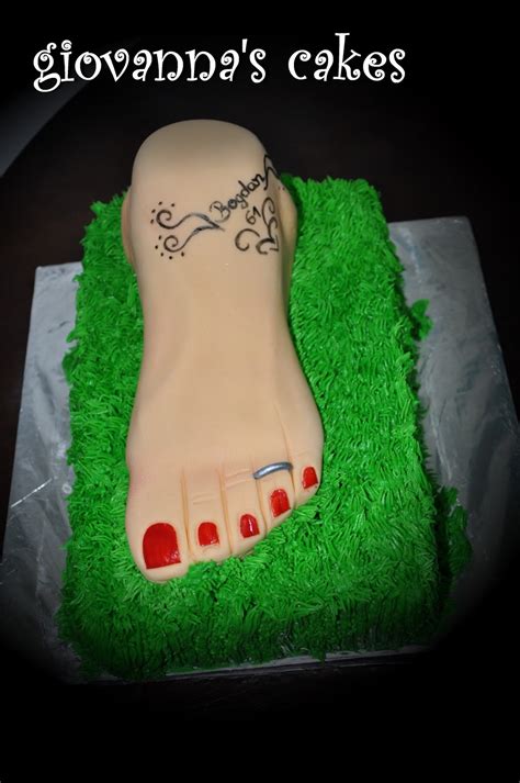Giovannas Cakes Foot Cake
