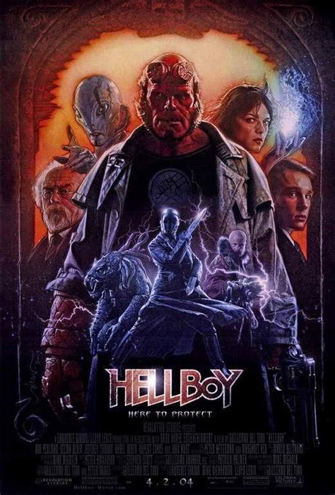 Hellboy Movie Poster 27 X 40 Ron Perlman Doug Jones Selma Blair B