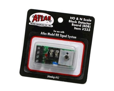 Schaal 0, ongeopend, onbeschadigd object, ongebruikt, upc: Atlas Railroad HO/N Analog Block Detector ATL233 | Toys ...
