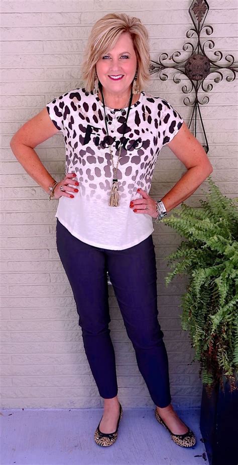 50 Is Not Old Fierce At Fifty Leopard Print Ponte Pants