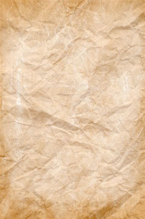 Old Wrinkled Paper Background In Brown Colors ⬇ Stock Photo Image By