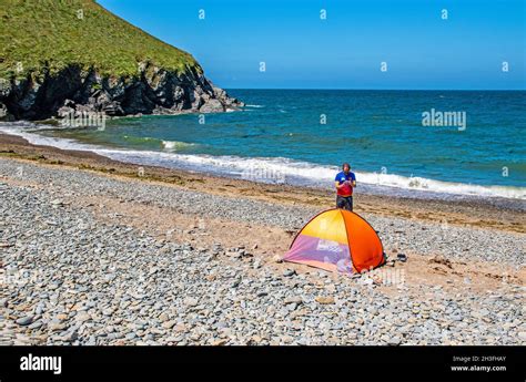 Cwmtydu Beach Cardigan Bay Ceredigion Wales Uk Stock Photo Alamy
