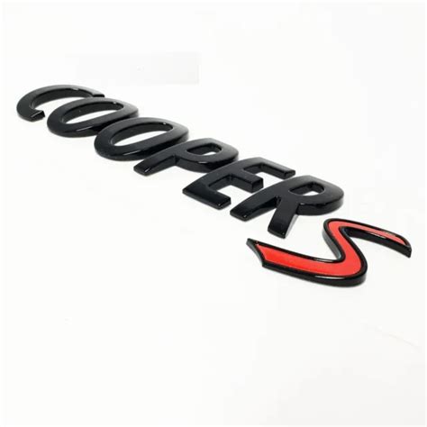 Original Mini Cooper S Schriftzug Emblem Zeichen Logo Heckklappe F54