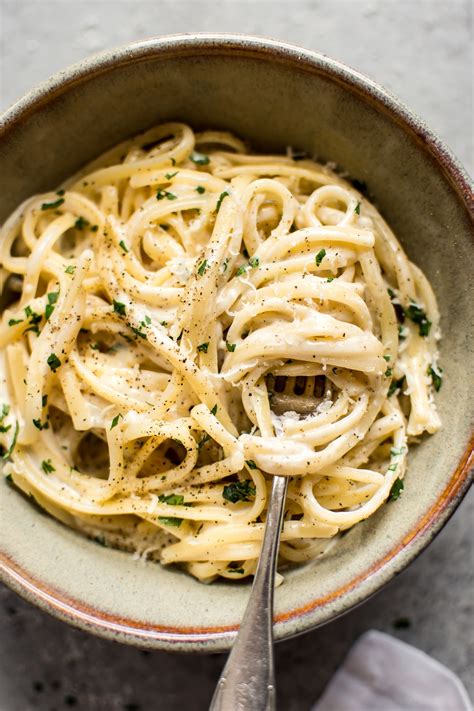 Minute Creamy Garlic Pasta Recipe Salt Lavender