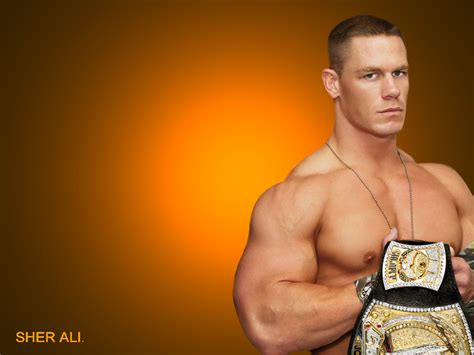 When he was in college, he played football. Celebrity Fun World: John Cena Pictures