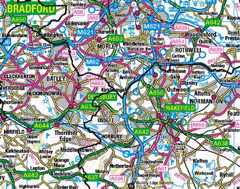 West Yorkshire County Map 2021 Map Logic