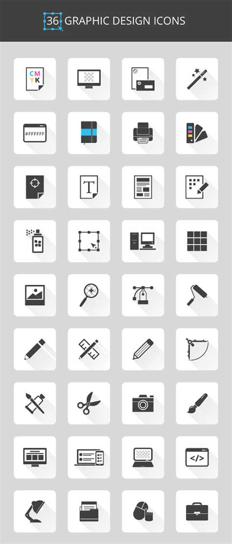 Vecteezy Graphic Design Icons 36 Minimalist Icons Whsr