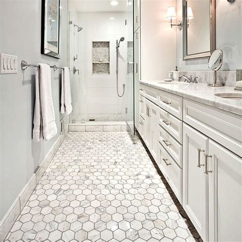 Calacatta Oro Gold Honed Hexagon Marble Mosaic Bathroom Tiles