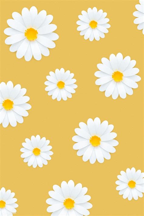 White Daisies Wallpaper