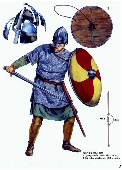 Early Knight C 1000 Norman Knight High Middle Ages Ancient Warriors