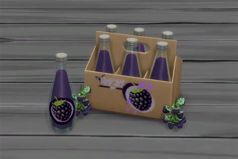 Blackberry Fizzy Juice · Sims 4 Crafting Cc