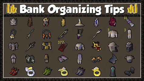 Osrs Bank Organizing Tips And Plugins Youtube